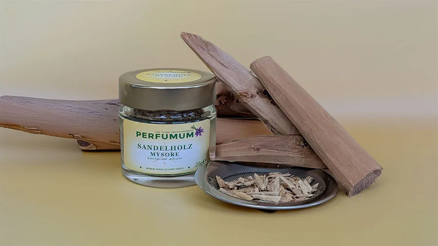 Sandelholz Mysore Grade – geschnitten, Ansicht 3