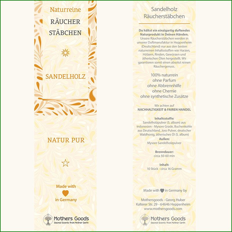 Räucherstäbchen Sandelholz