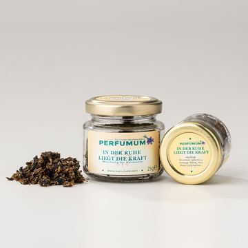 Räuchermischung „In der Ruhe liegt die Kraft“ von PERFUMUM - die Tiroler Harzmanufaktur