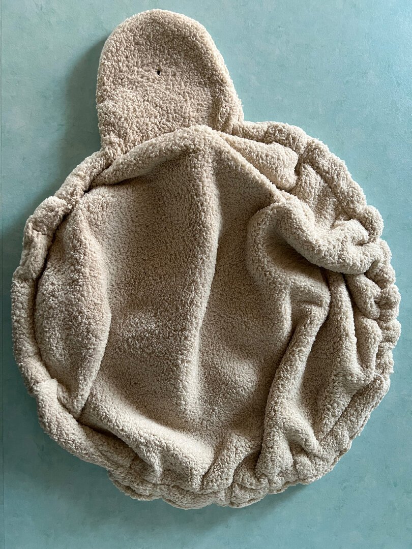 1 Liegemulde "beige" Durchmesser 40cm