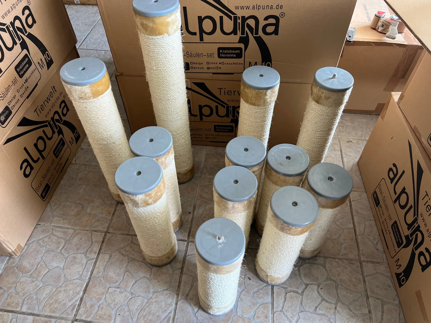 12-teiliges Sisal-Set für Kratzbäume/12cm Säulen, Ansicht 11