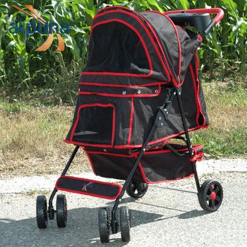 Alpuna Tierbuggy "Artur" in "schwarz/rot"