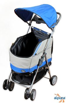 Alpuna Tierbuggy "Pacco blau/grau/schwarz"