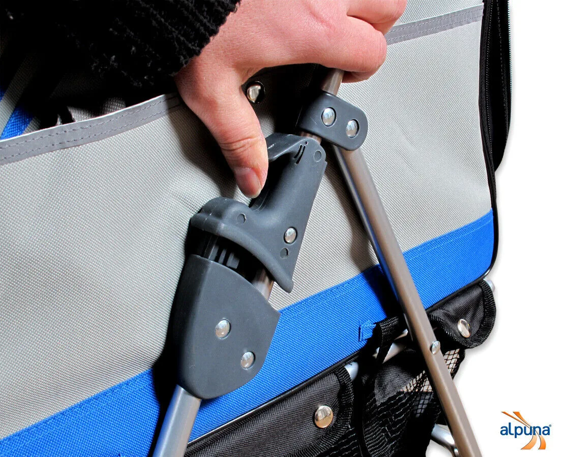 Alpuna Tierbuggy "Pacco blau/grau/schwarz", Ansicht 8