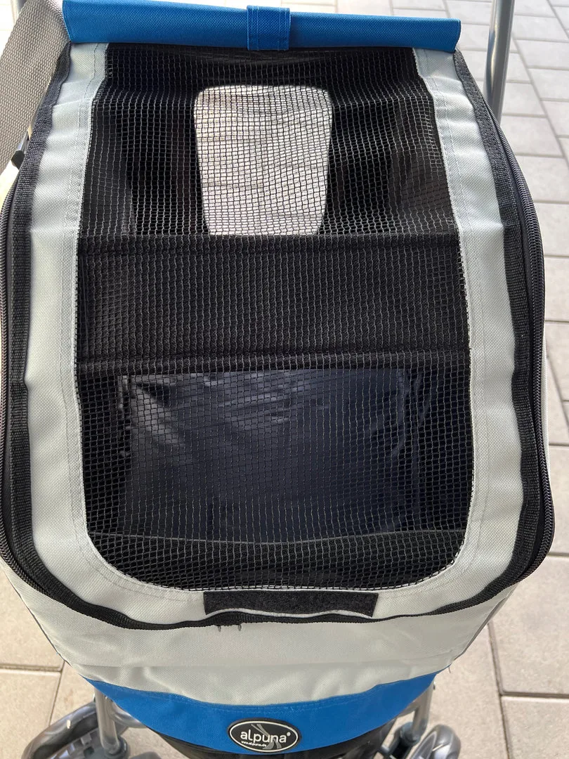 Alpuna Tierbuggy "Pacco blau/grau/schwarz", Ansicht 15