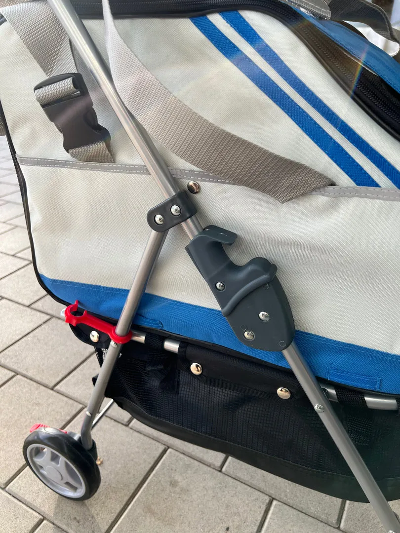 Alpuna Tierbuggy "Pacco blau/grau/schwarz", Ansicht 16