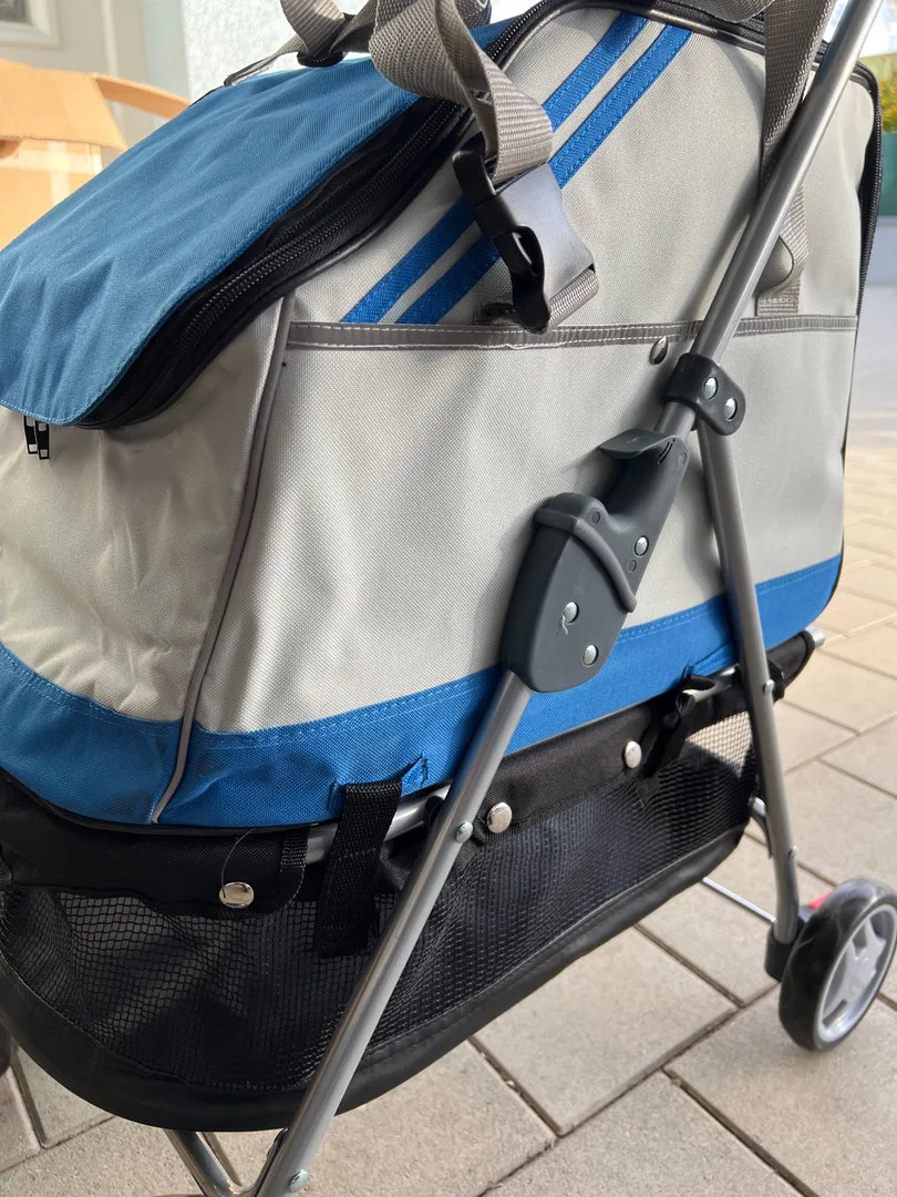 Alpuna Tierbuggy "Pacco blau/grau/schwarz", Ansicht 17