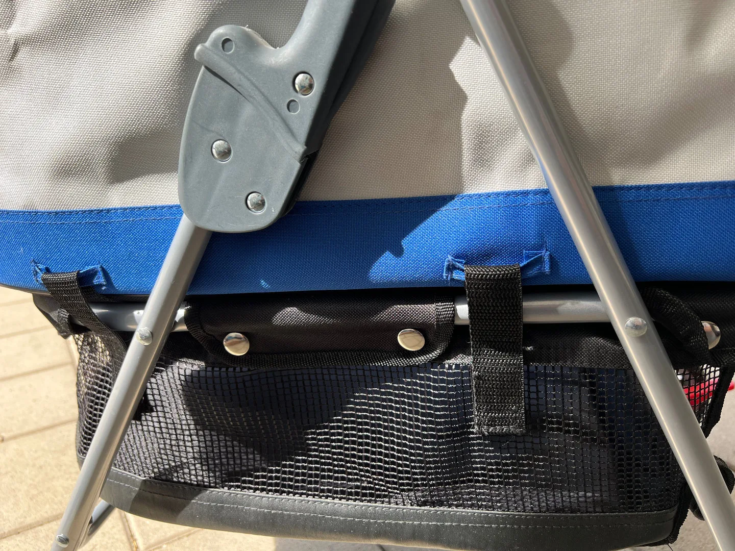Alpuna Tierbuggy "Pacco blau/grau/schwarz", Ansicht 22