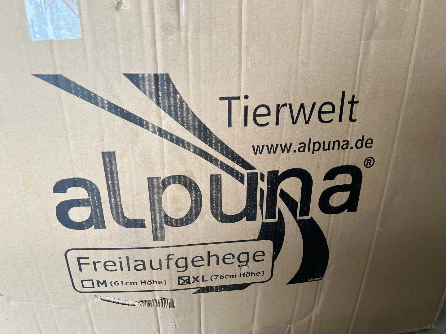 Freigehege für Kleintiere 120x60x76 cm (LxBxH), Ansicht 2