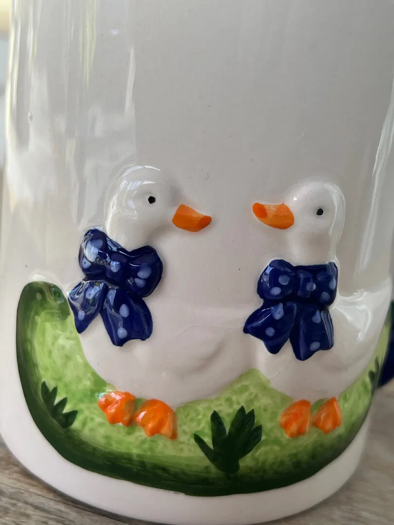 Hübsche Kaffeetassen 2-er Set "Gänse", Ansicht 8