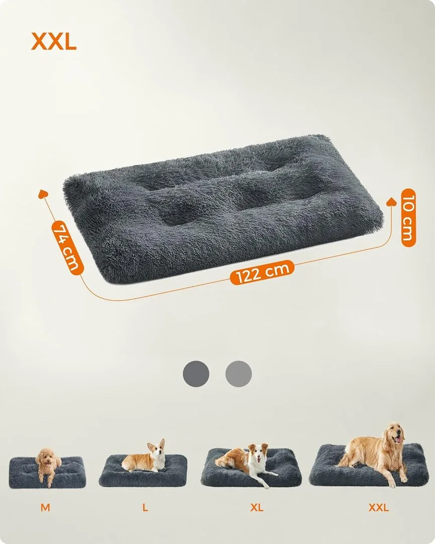 Hundebett, Hundekissen 122x74cm, weich, waschbar, Ansicht 3