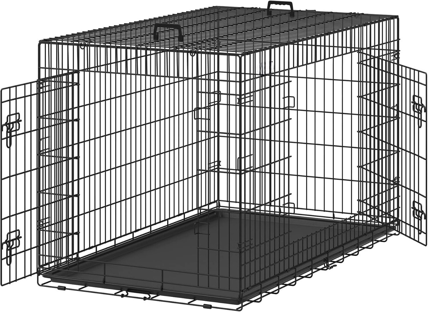 Hundekäfig, Gitterkäfig 136x79x87 cm (LxBxH)
