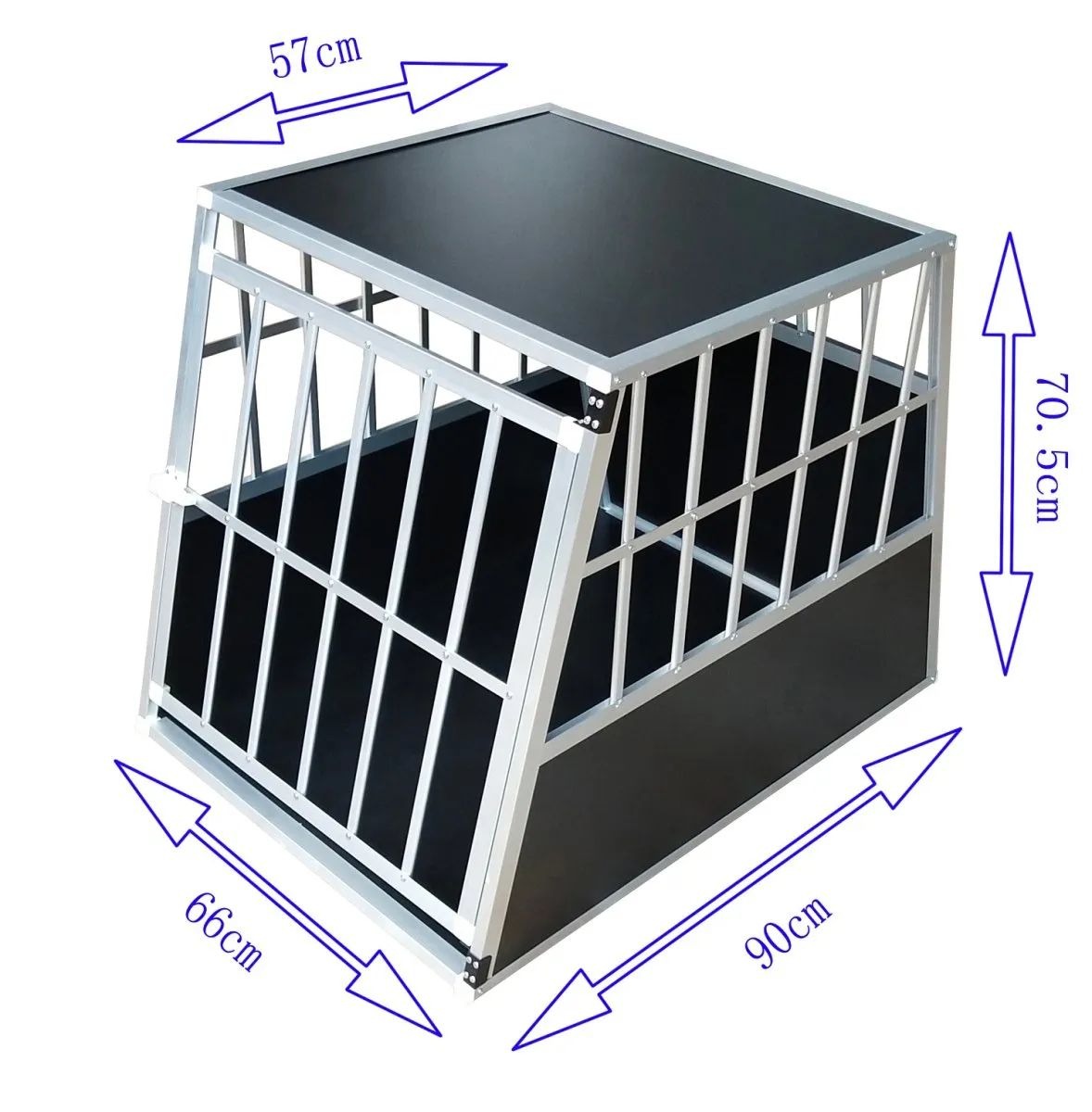 Hundetransportbox 90x66x70,5 cm (TxBxH), Ansicht 2