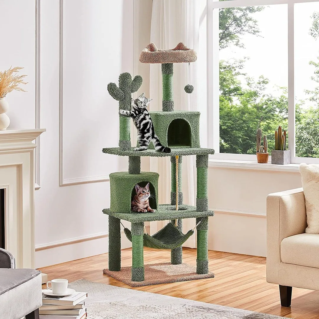 Kaktus Kratzbaum 158cm "grün/braun", Ansicht 2