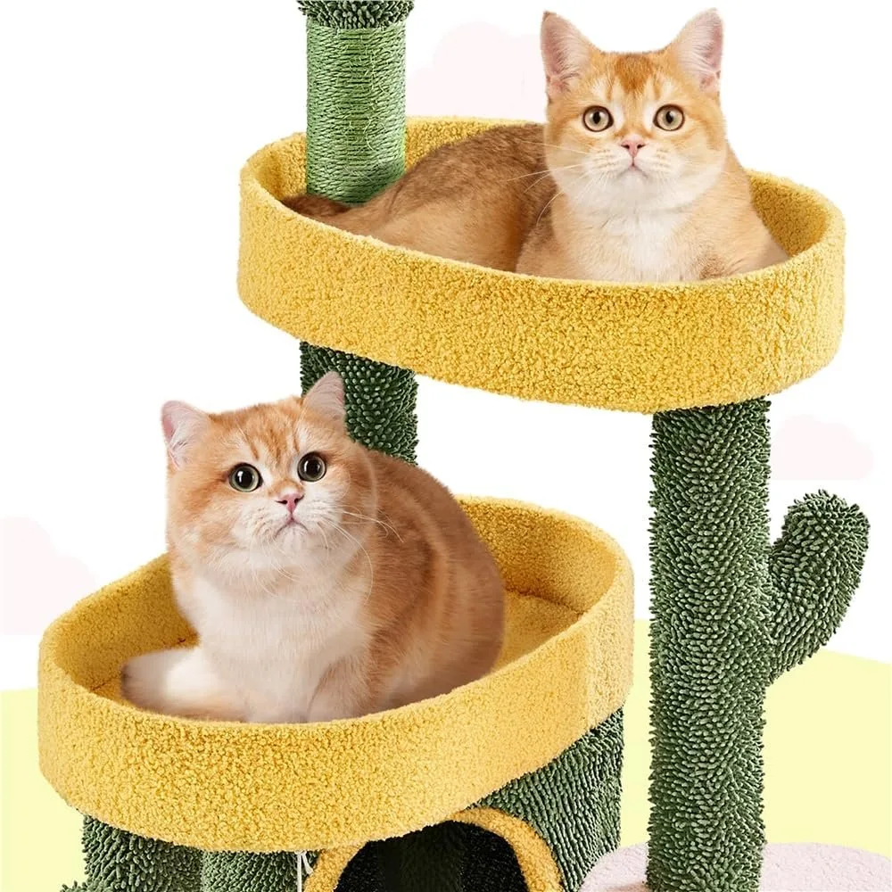 Kaktus-Kratzbaum 123cm "mehrfärbig", Ansicht 7