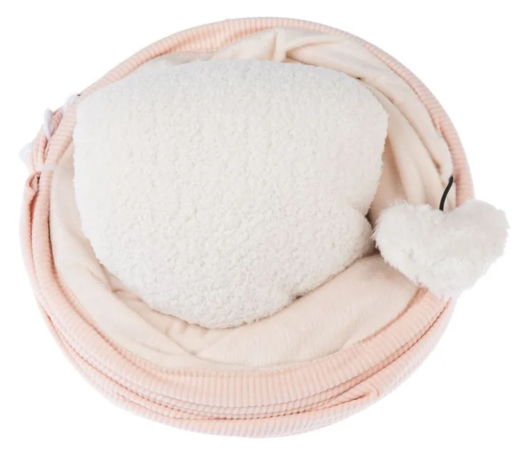 Katzentunnel/Kissen L105xB60xH30cm in "pink/weiß", Ansicht 9