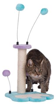 Kleiner Kratzbaum 33cm "türkis/lila" von Rosis-Shop