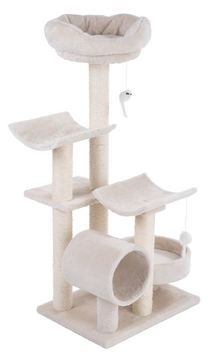 Kratzbaum 116cm in "creme" von Rosis-Shop