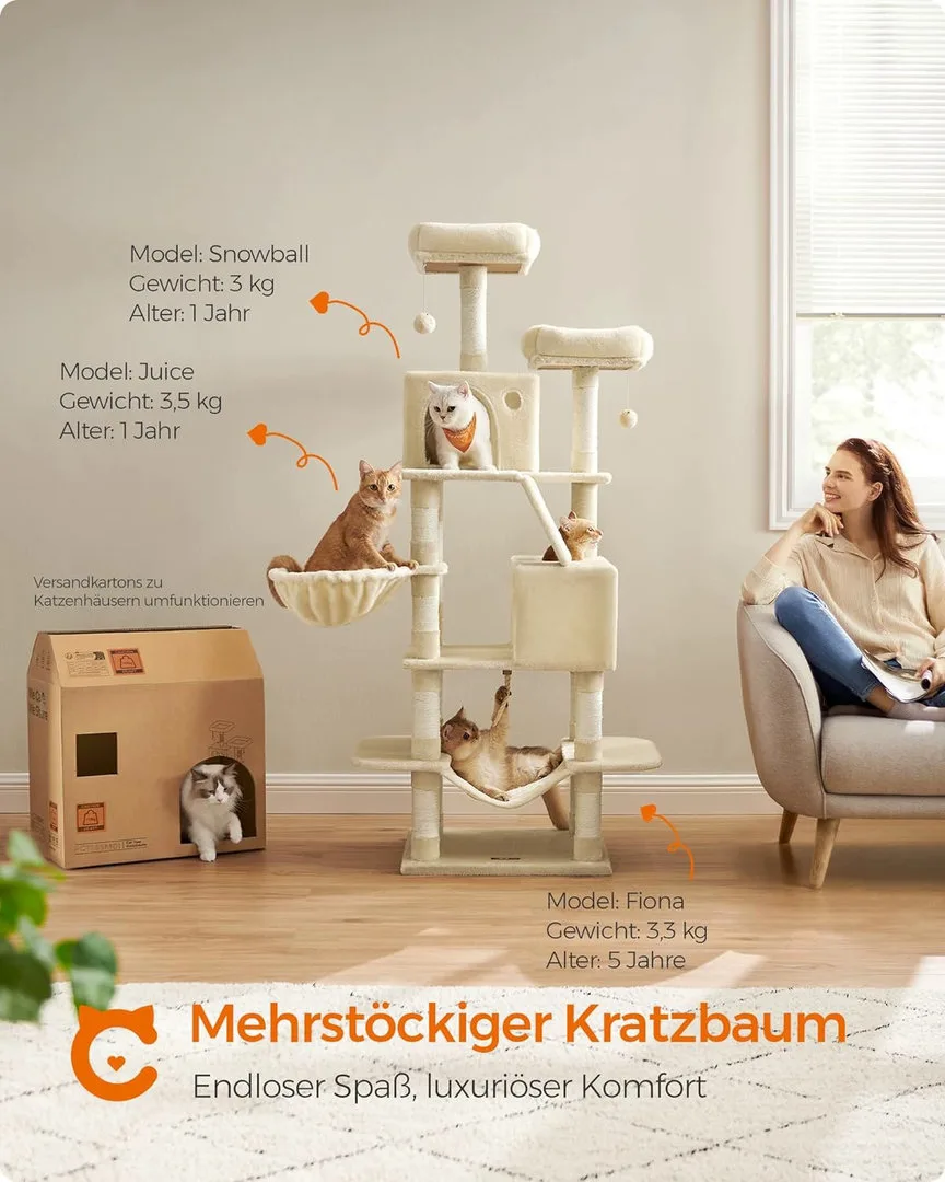 Kratzbaum 168cm, Ansicht 3