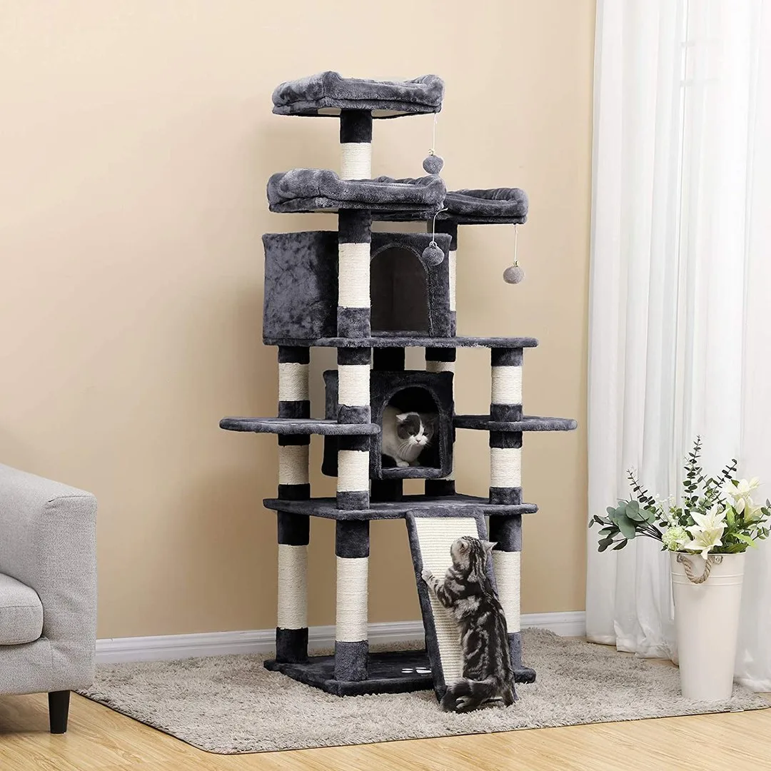 Kratzbaum 172cm "dunkelgrau", Ansicht 7