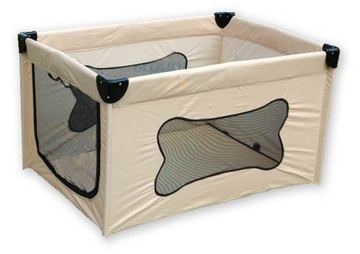 Mobiler Laufstall für Hundewelpen 110x76x68cm