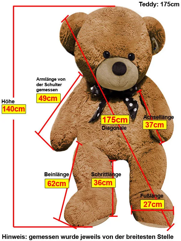 Teddybären in verschiedenen Größen + Farben, Ansicht 10
