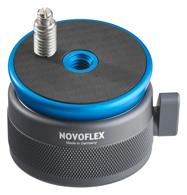 Novoflex MagicBalance - Schwarz - Blau - 10 kg - 1/4 - 3/8 Zoll - 40° - 70 mm - 60 mm, Ansicht 3