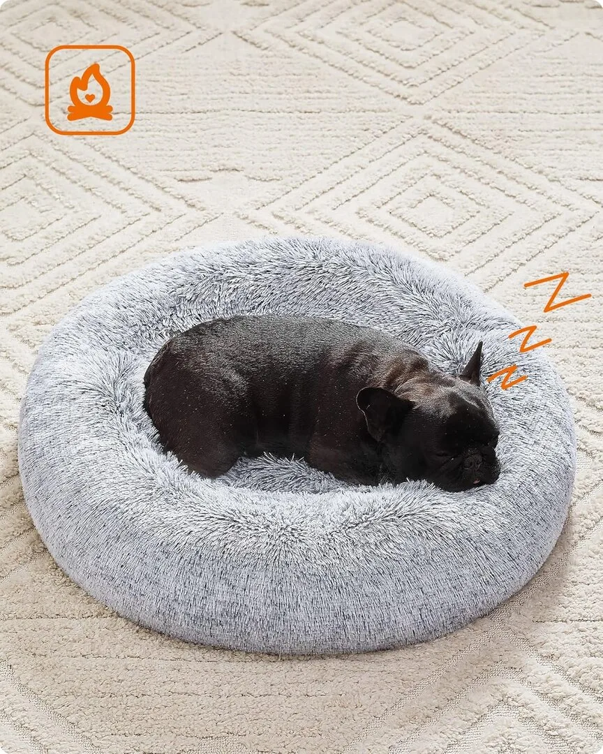Tierbett, Hundebett, Katzenbett 70cm Dm. "hellgrau", Ansicht 3