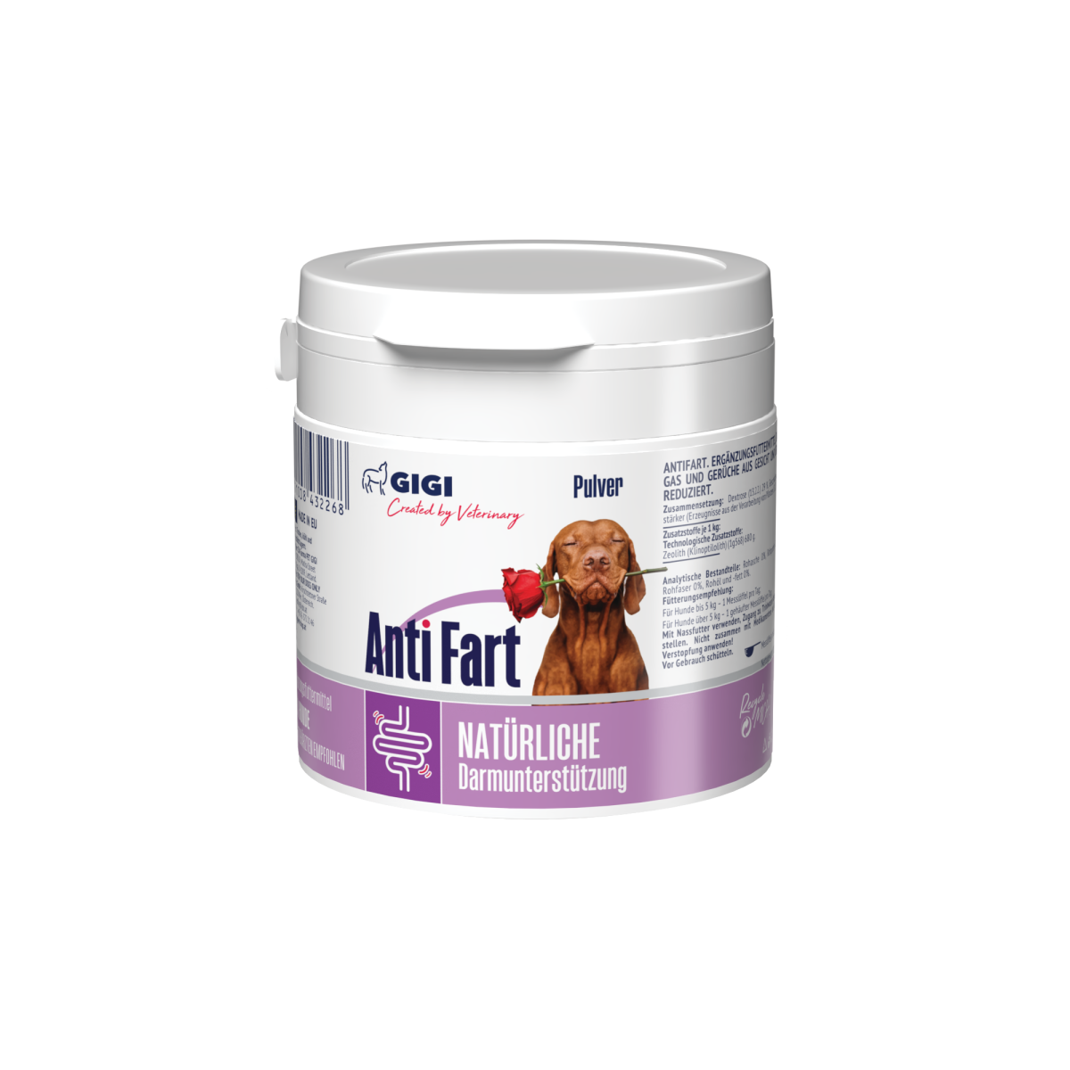 GIGI Vet Anti Fart Pulver für Hunde 350g