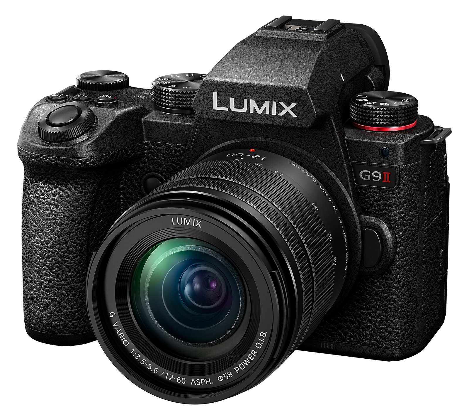 Panasonic Lumix G9 Ii+ 12-60mm F3.5-5.6 Milc Live MOS Schwarz - 25,21 MP - 7,62 cm