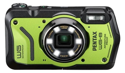 Pentax WG-8 - - 1/2.3" - CMOS - 5x - 4K Ultra HD - Grün - Digitalkamera - 20 MP