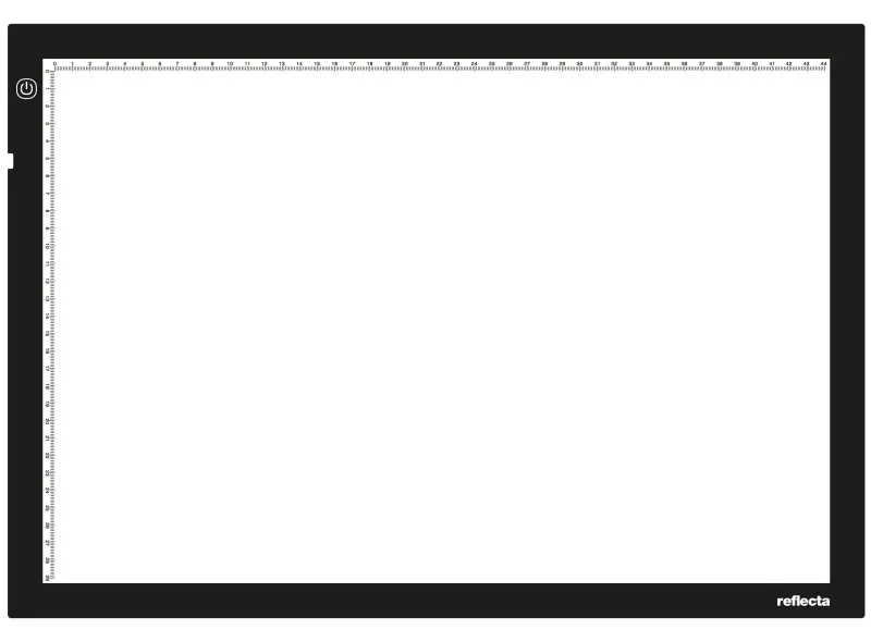 Reflecta LED Light Pad A3 Super Slim - Schwarz - Einzelbilderrahmen - 44 x 29 cm - Rechteckig - LED - Gleichstrom, Ansicht 2