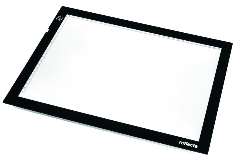 Reflecta LED Light Pad A4 Super Slim - Schwarz - Einzelbilderrahmen - 31 x 21 cm - Rechteckig - LED - Gleichstrom