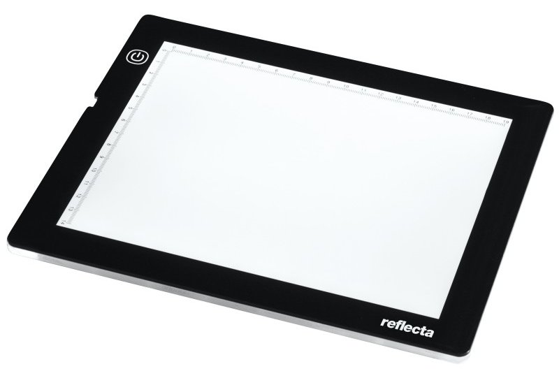 Reflecta LED Light Pad A5 Super Slim - Schwarz - Einzelbilderrahmen - 19 x 14 cm - Rechteckig - LED - Gleichstrom