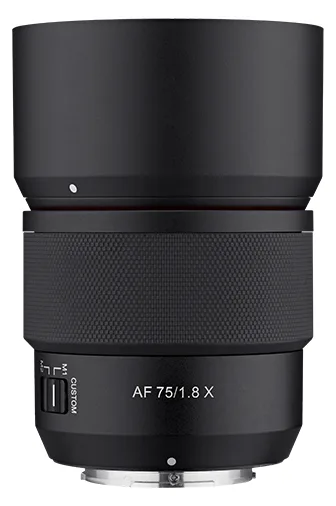 Samyang AF 1,8/75 FE Fuji X, Ansicht 4