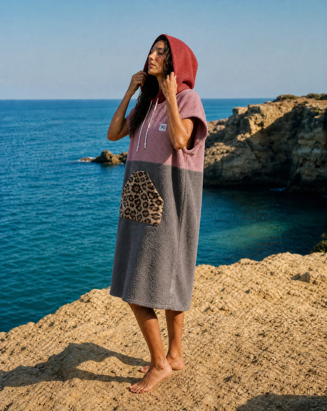 Surfponcho Ohana Unisex aus Bio-Frottee, Ansicht 2