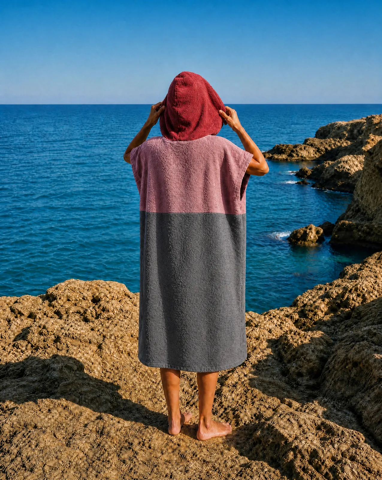 Surfponcho Ohana Unisex aus Bio-Frottee, Ansicht 3