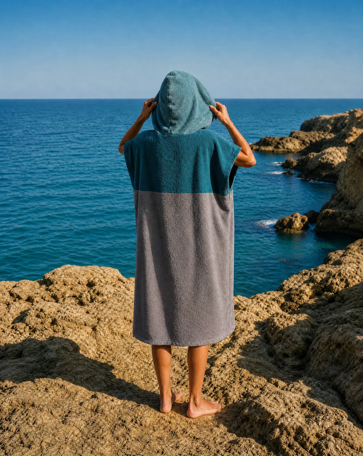 Surfponcho Leilani Unisex aus Bio-Frottee, Ansicht 3