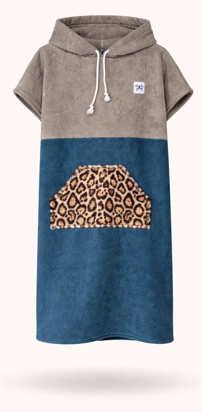Surfponcho Safari Unisex aus Bio-Frotte - Limited Edition