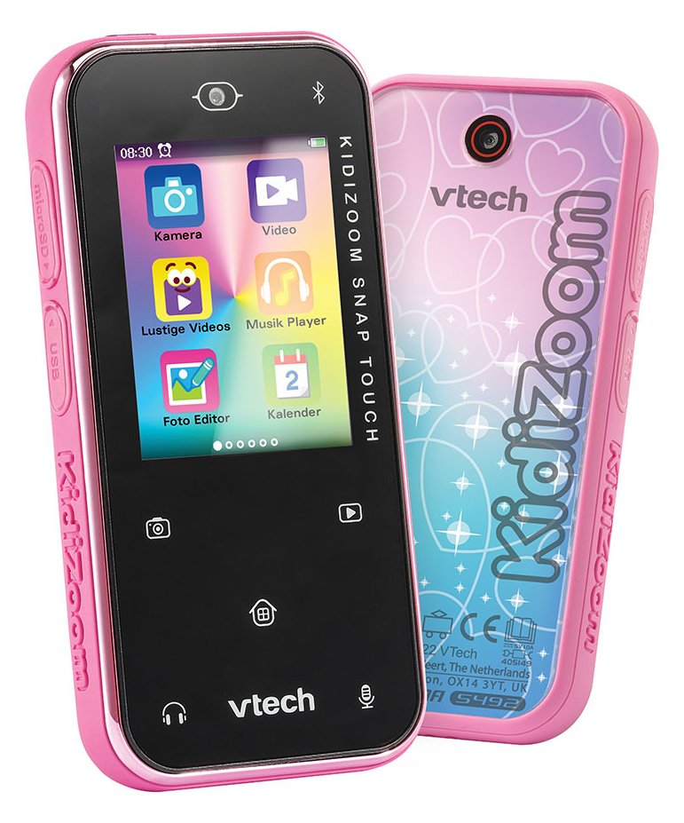 VTech KidiZoom Snap Touch pink - Kinder-Smartphone - 6 Jahr(e) - 130 g - Pink