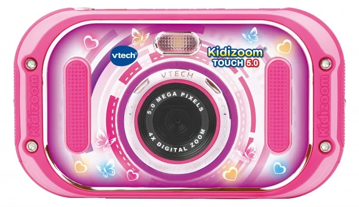 VTech Kidizoom Touch 5.0 - Digitalkamera - Kompaktkamera mit digitale Wiedergabe / Sprachaufnahme - pink, Ansicht 2