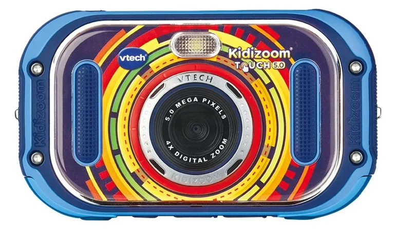 VTech Kidizoom Touch 5.0 - Digitalkamera - Kompaktkamera mit digitale Wiedergabe / Sprachaufnahme - blau, Ansicht 3