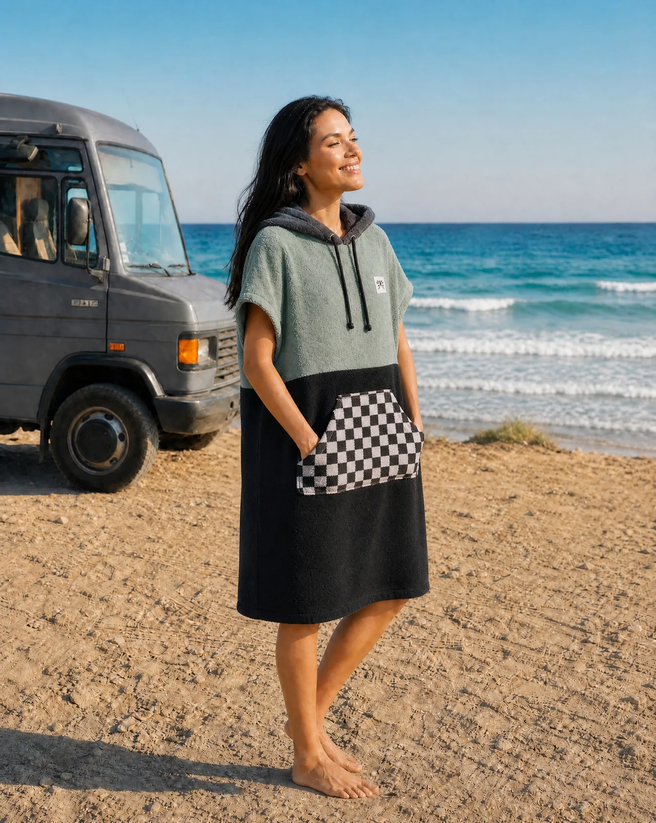 Surfponcho Coastal Nomad Unisex aus Bio-Frotte - Limited Edition — Bild 2