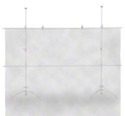 Walimex 17007 - Weiß - Nylon - 520 g - 3000 mm - 3000 mm von LumaTech