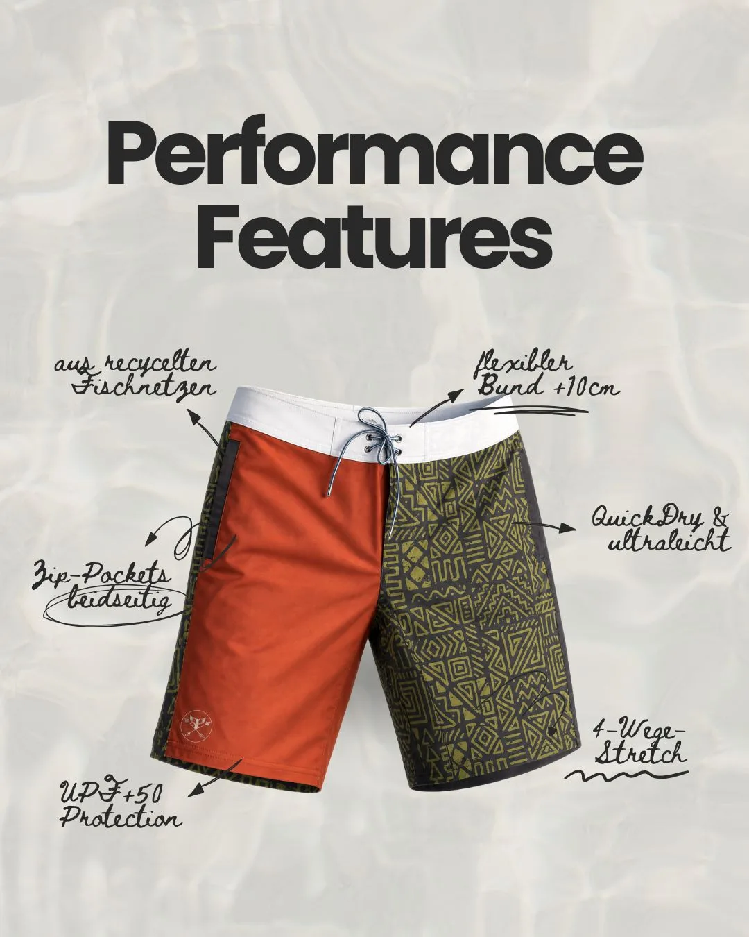 Rusty Ethno Boardshort - recycelt, Ansicht 6