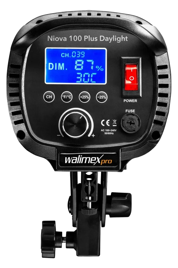Walimex Niova - 100 W - 1 Glühbirne(n) - LED - 50000 h - Tageslicht - 1 Glühbirne(n), Ansicht 3