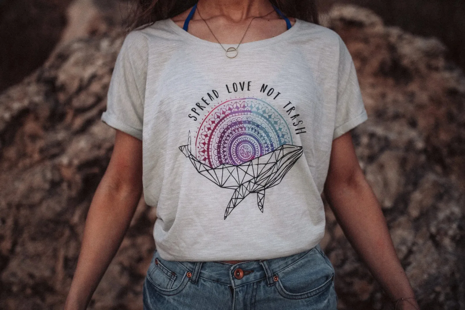Spread Love Shirt Damen, Ansicht 3