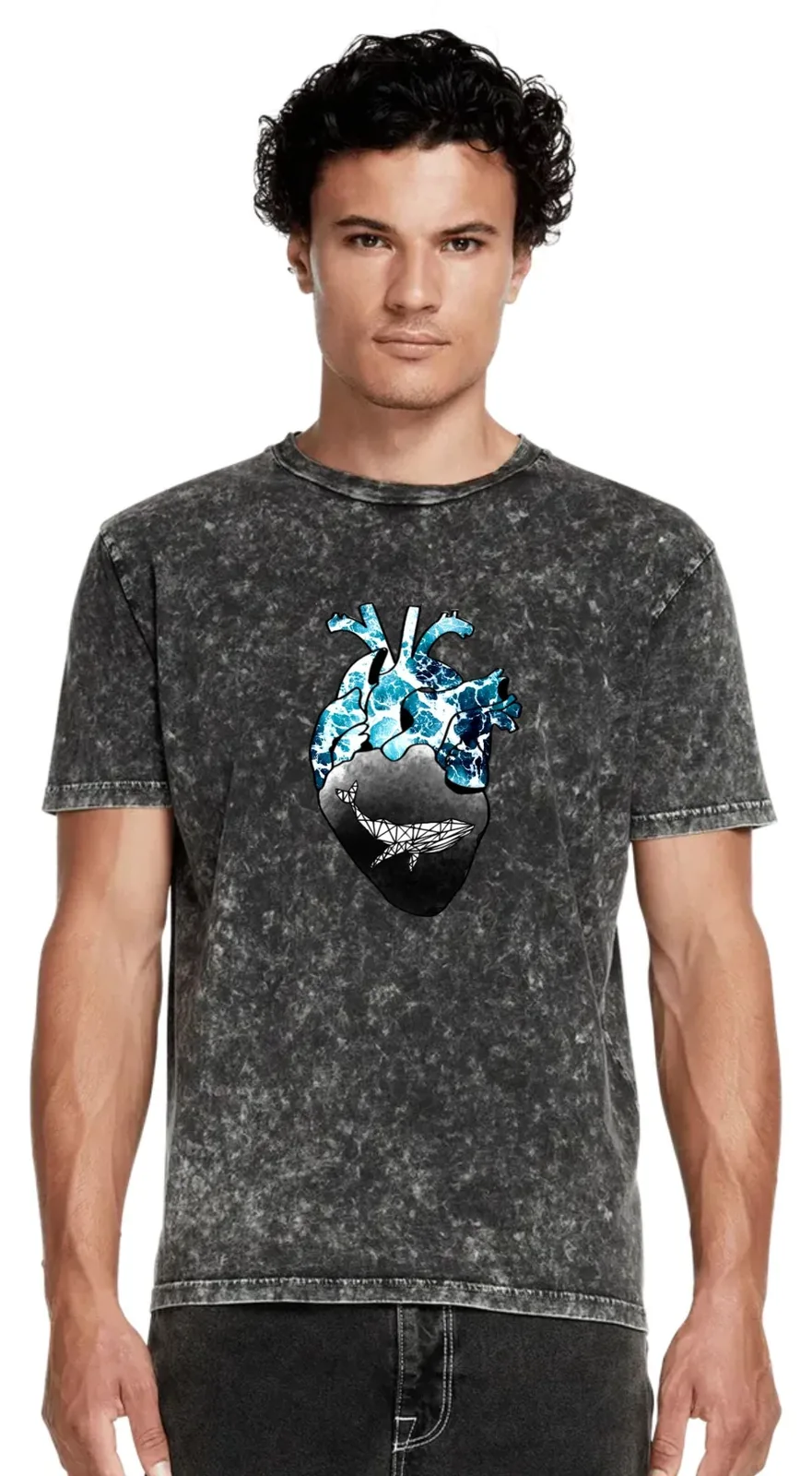 Heavy Heart Shirt TieDye - Bio & Fairtrade — Bild 2
