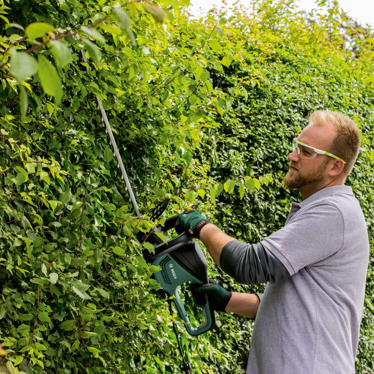 Bosch Heckenschere AdvancedHedgeCut 70 (500 Watt, Messerlänge: 70 cm, für große Hecken, Messerabstand: 34 mm, im Karton) — Bild 5