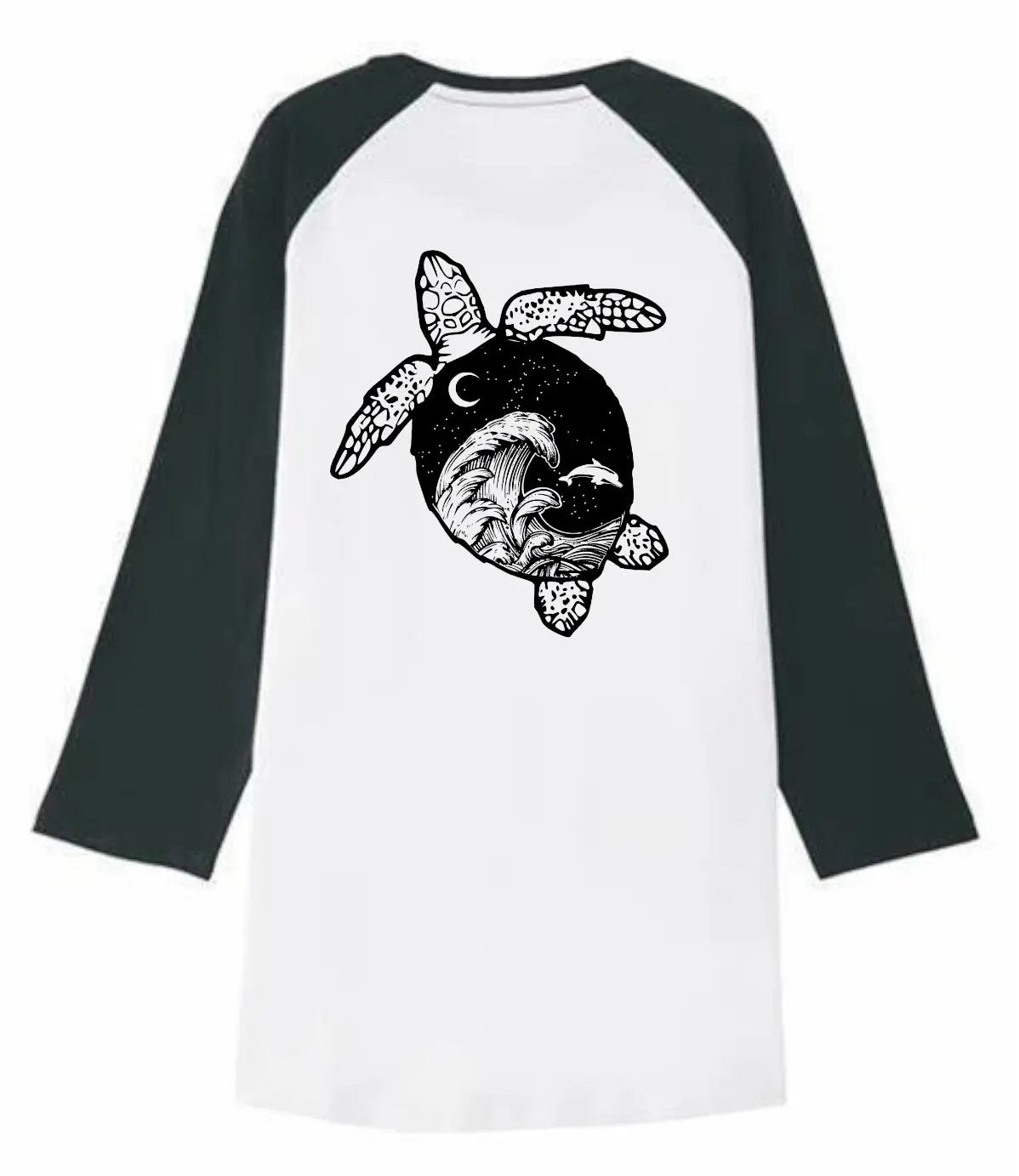 Turtle Baseballshirt Unisex